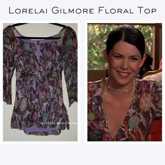 Floral Blouse ALT Lorelai Gilmore - Picture 1 of 5